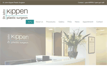 Tablet Screenshot of johnkippen.com.au